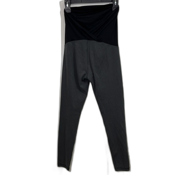 Isabel Maternity Leggings Charcoal Gray XSMALL - Picture 2 of 5